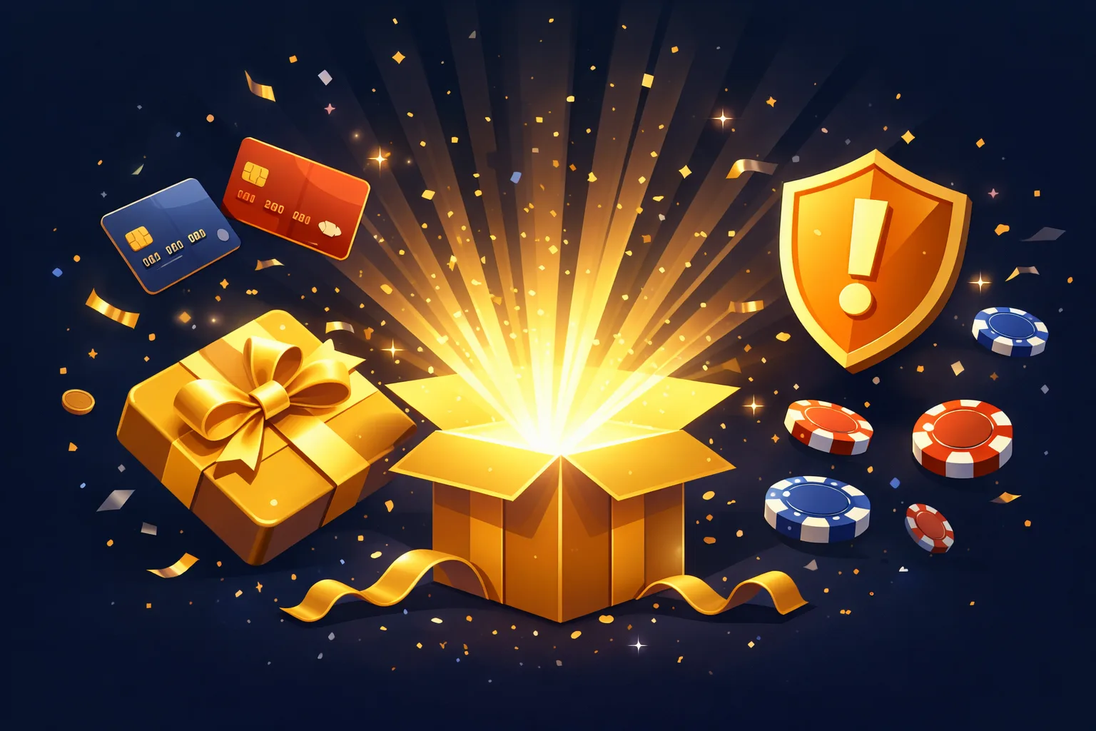 1xBet Casino inceleme gorseli - bonus karti, kurallar paneli ve risk isaretleri.